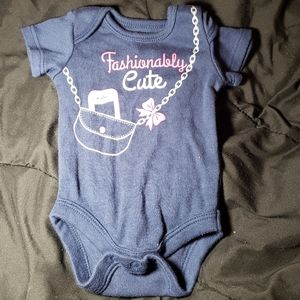 Newborn Blue Girls Onesie Wonder Nation
